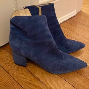 Marc Fisher Cobalt Blue Suede Boots